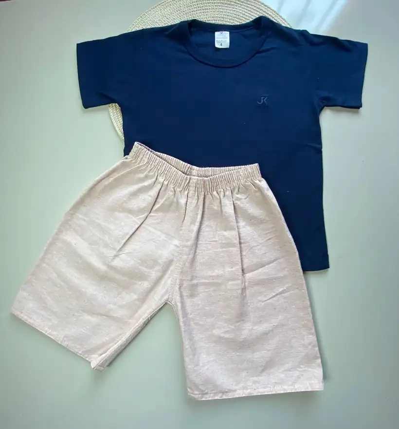 Conjunto Short Bege II
