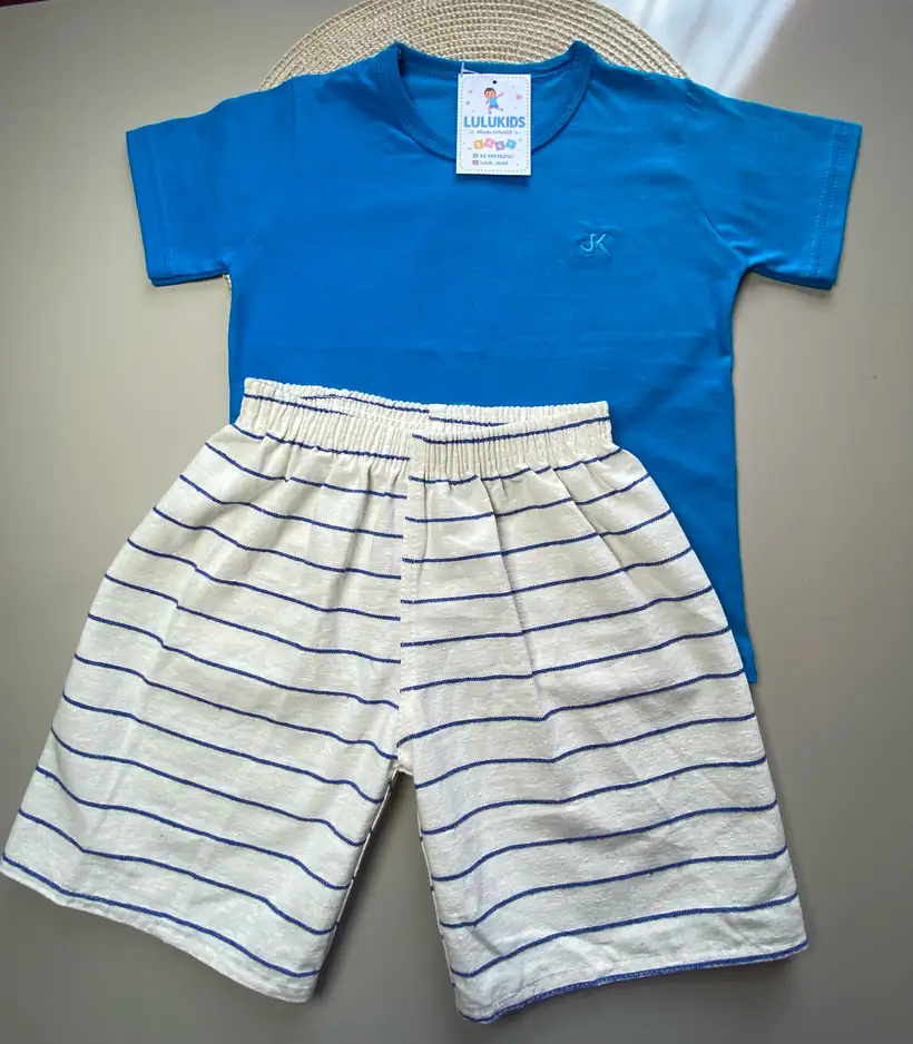 Conjunto Short Listrado